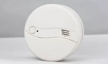 White smoke detector